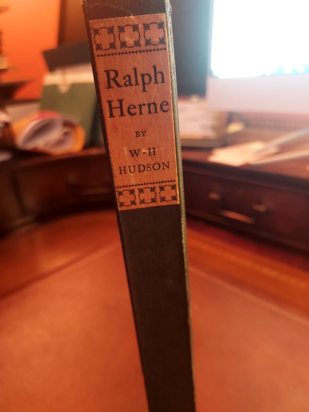 Ralph Herne by W. H. Hudson, HC 1923, Alfred A. Knopf, Ltd. Edition #457 of 950