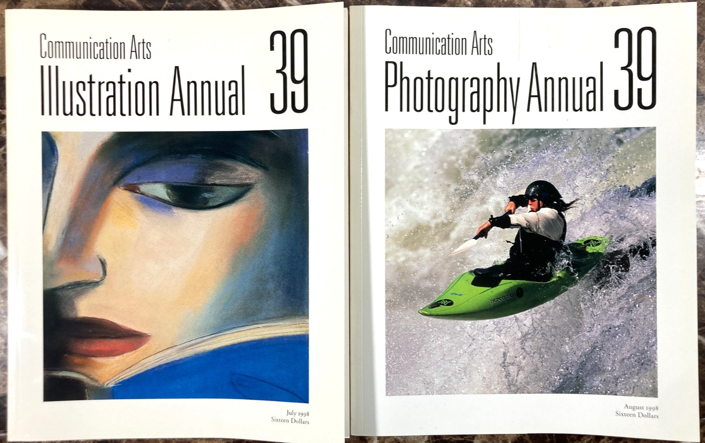 Lot of 8 Communication Arts Magazine Annuals 1998 1999 Advertising Illustration