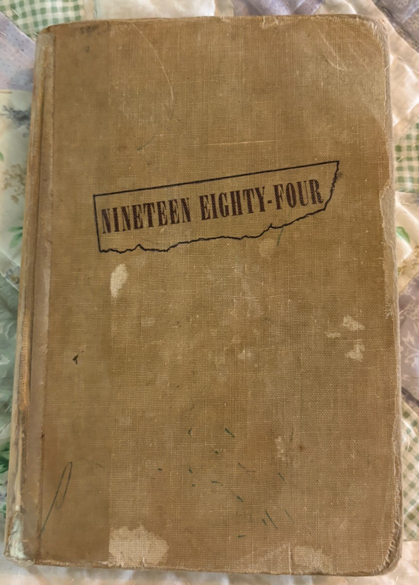 1984 Nineteen Eighty-Four by George Orwell 1949 1ST American Edition Hard Cover