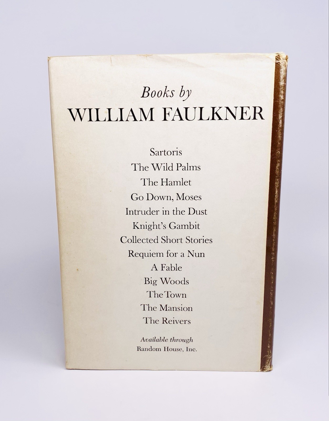 William FAULKNER, KNIGHT’S GAMBIT, 1ST EDITION, 1949, HC, Dust Jacket in MYLAR