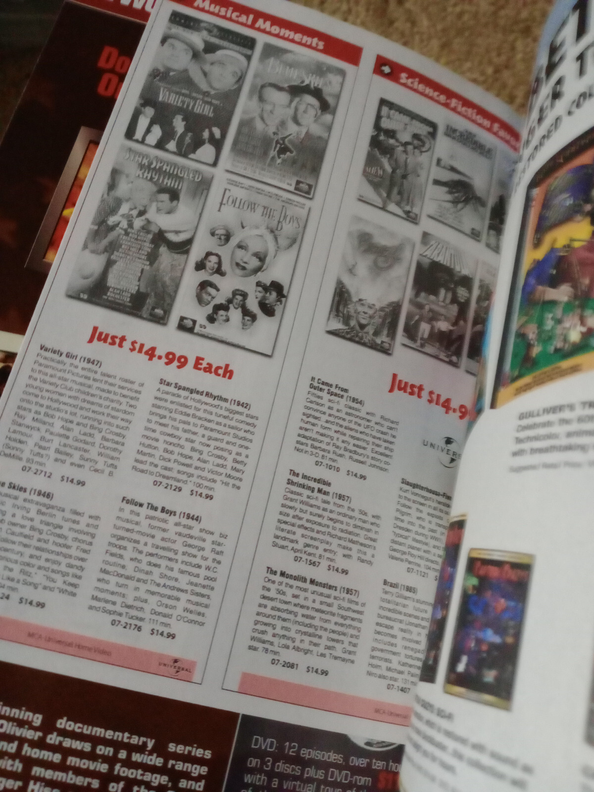 Movies Unlimited 2000 Video Catalog 816 pages