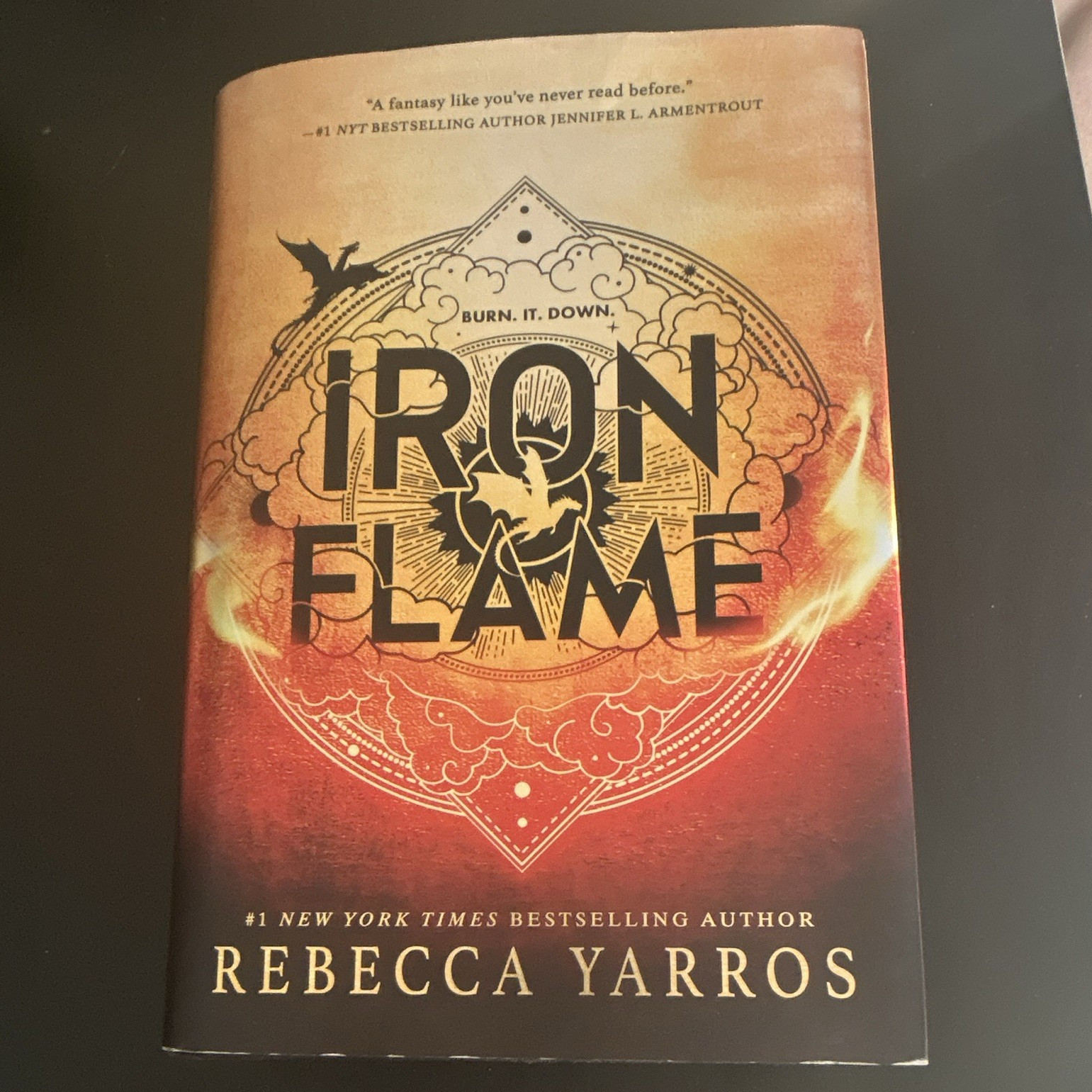 Iron Flame by Rebecca Yarros Paperback 2023 Empyrean Ser Vol 2 Dragon Fantasy
