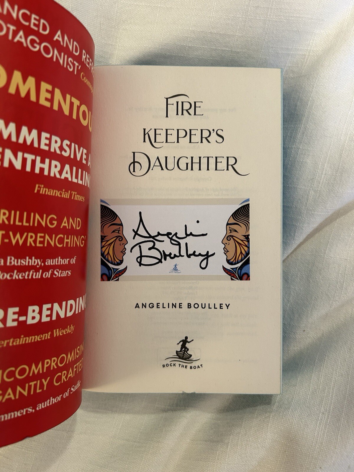 Waterstones Firekeeper’s Daughter And Free ARC Fairyloot Owlcrate Litjoy Book