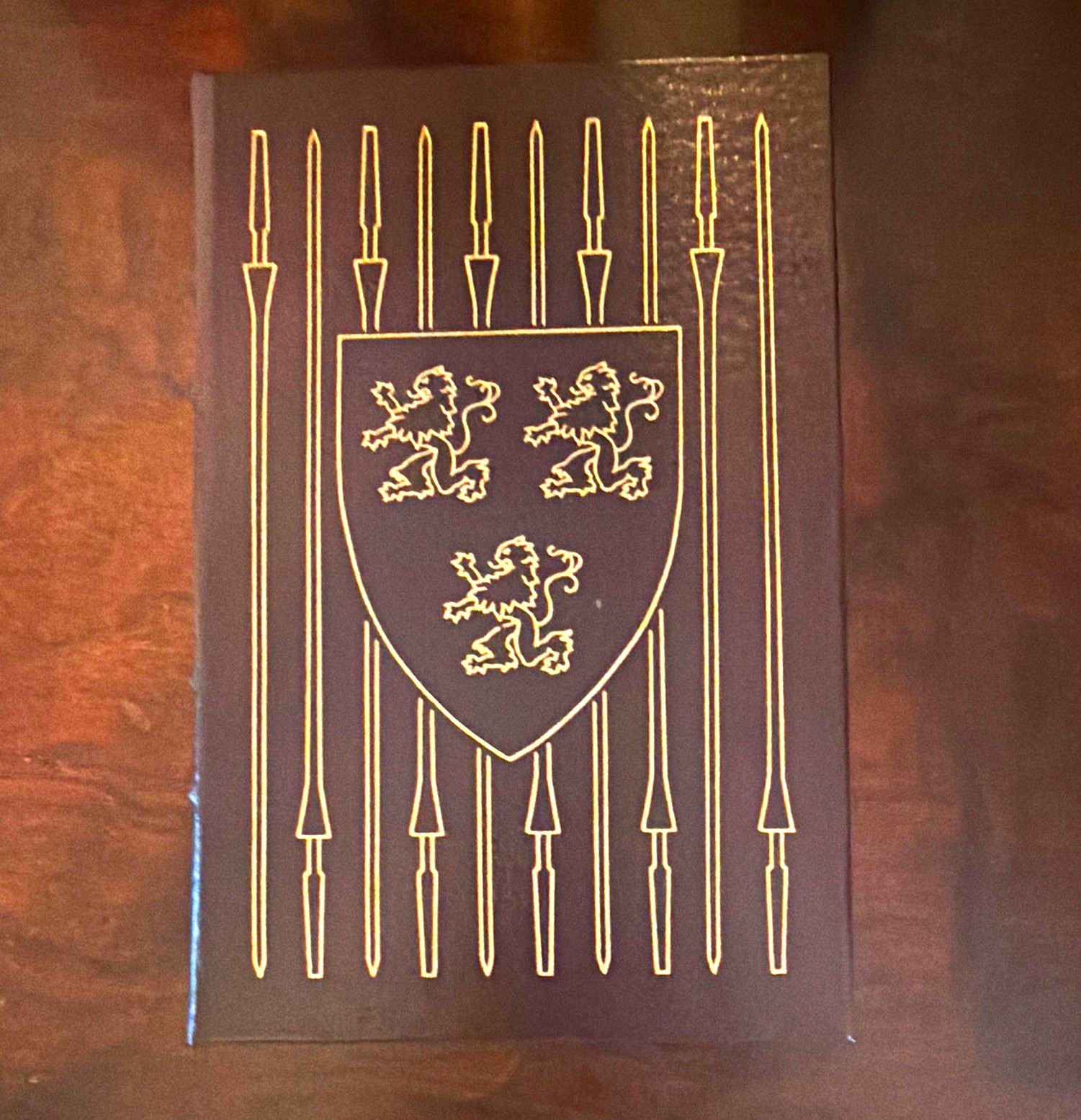 Leather Bound Hardcover Ivanhoe Walter Scott English Historical Fiction Novel.