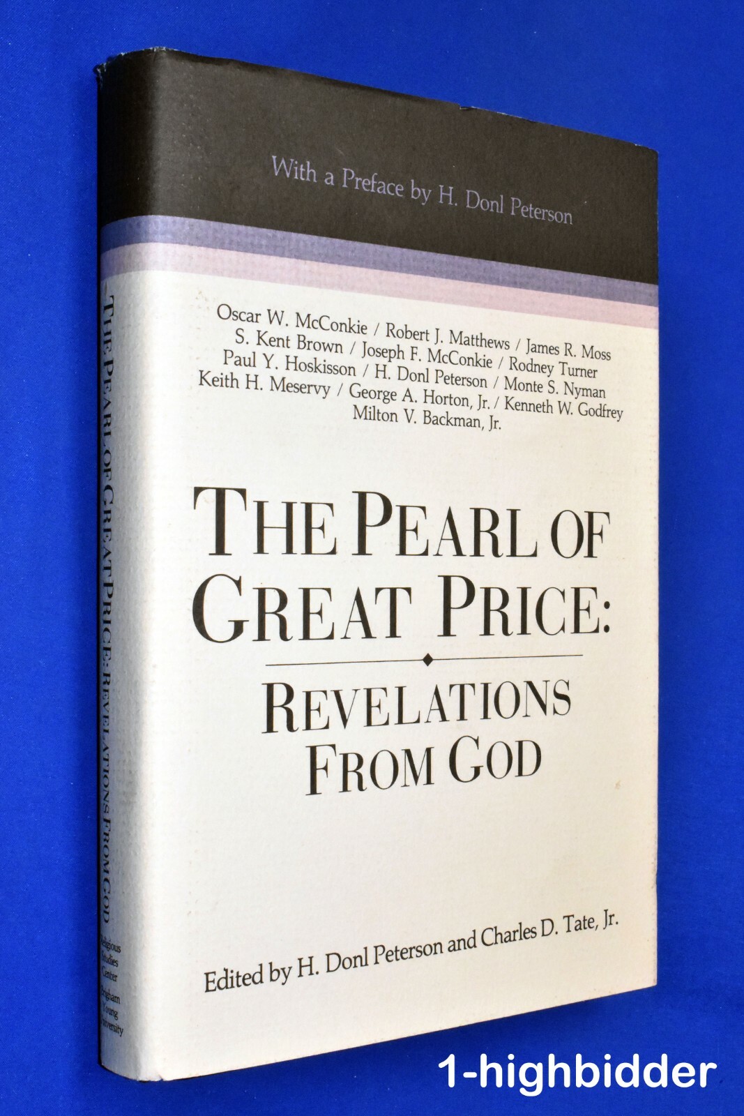 The Pearl of Great Price Revelations from God 1st Ed HCDJ Mormon LDS volume 14