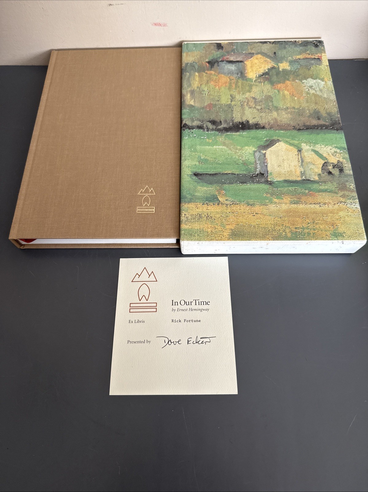 In Our Time by Ernest Hemingway Limited ED HC Slipcase LN Westvaco 1998