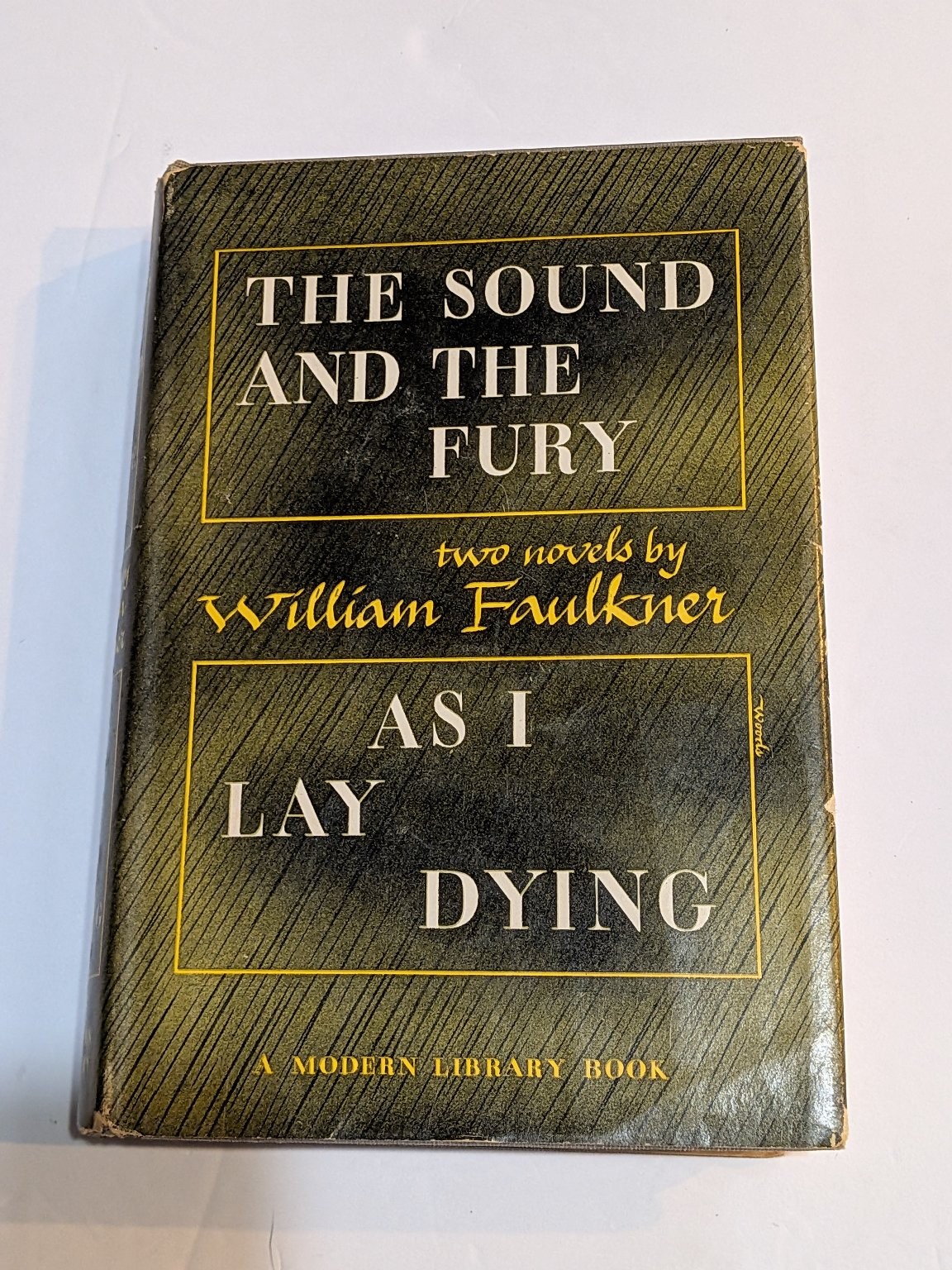 The Sound and the Fury & As I Lay Dying William Faulkner Modern Library 1946