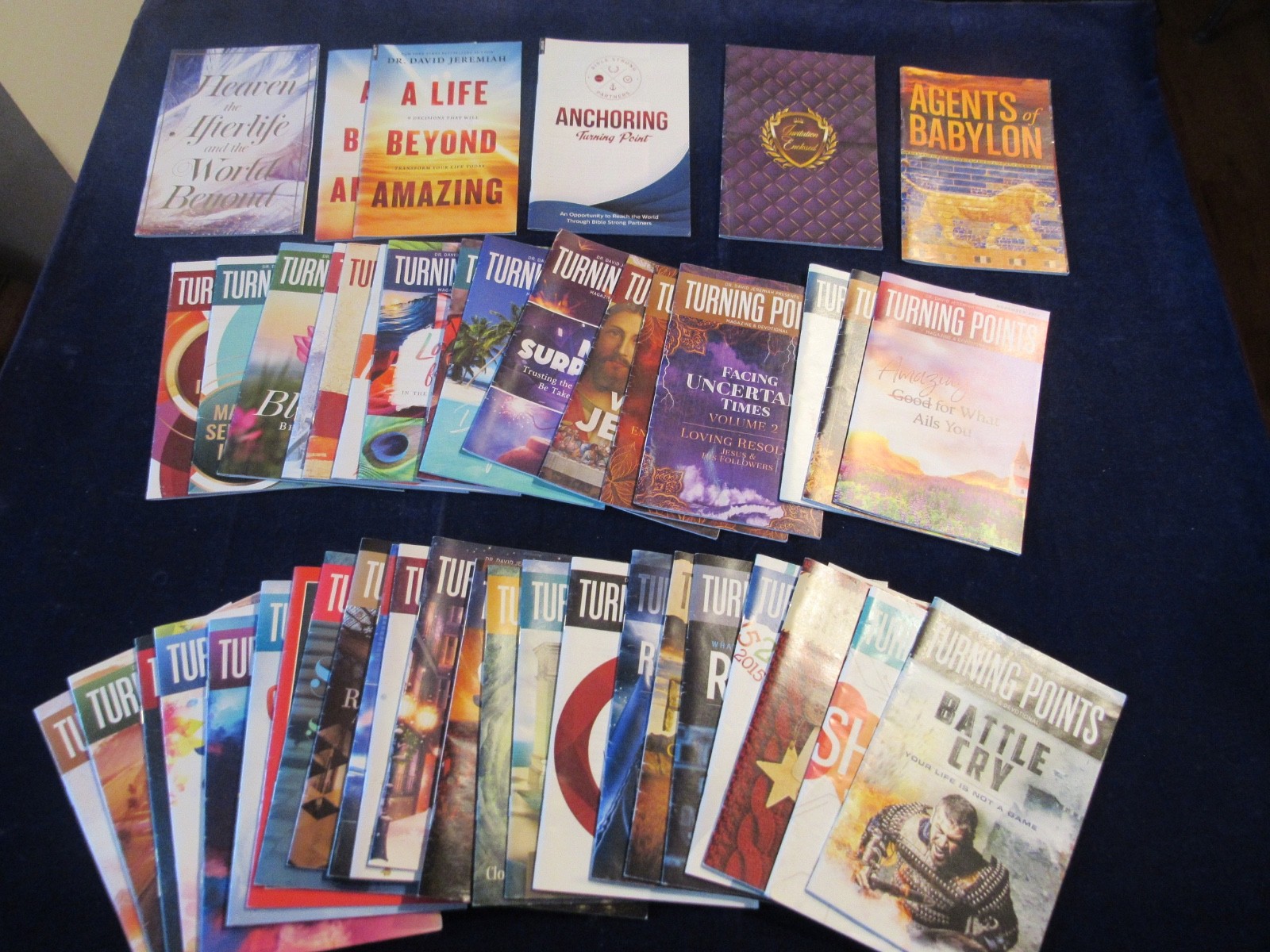 Dr. David Jeremiah Lot Of 45 Turning Point and Study Guides Christian Aff4