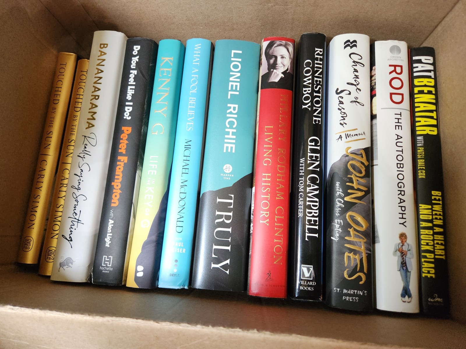 Rock and Soul Signed Books/The price listed is for each book. Thank you!