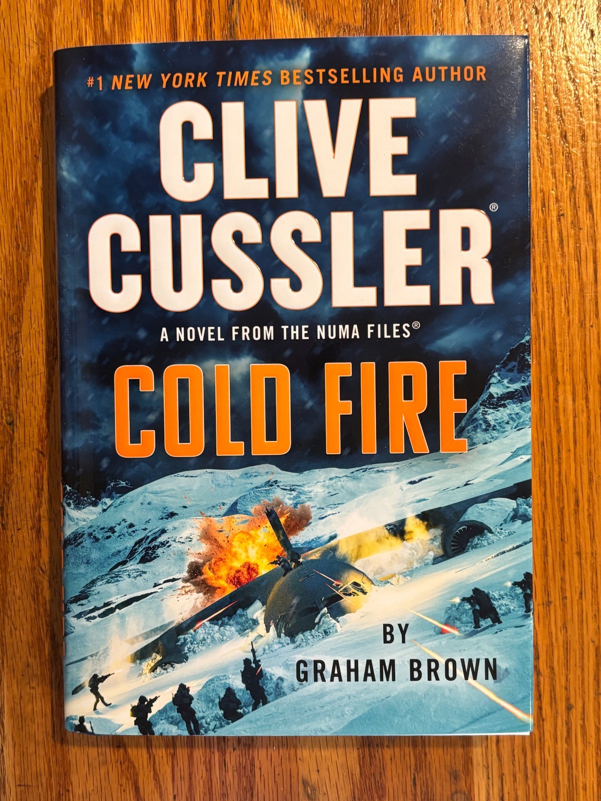 1st Printing hardcover Clive Cussler COLD FIRE by Graham Brown