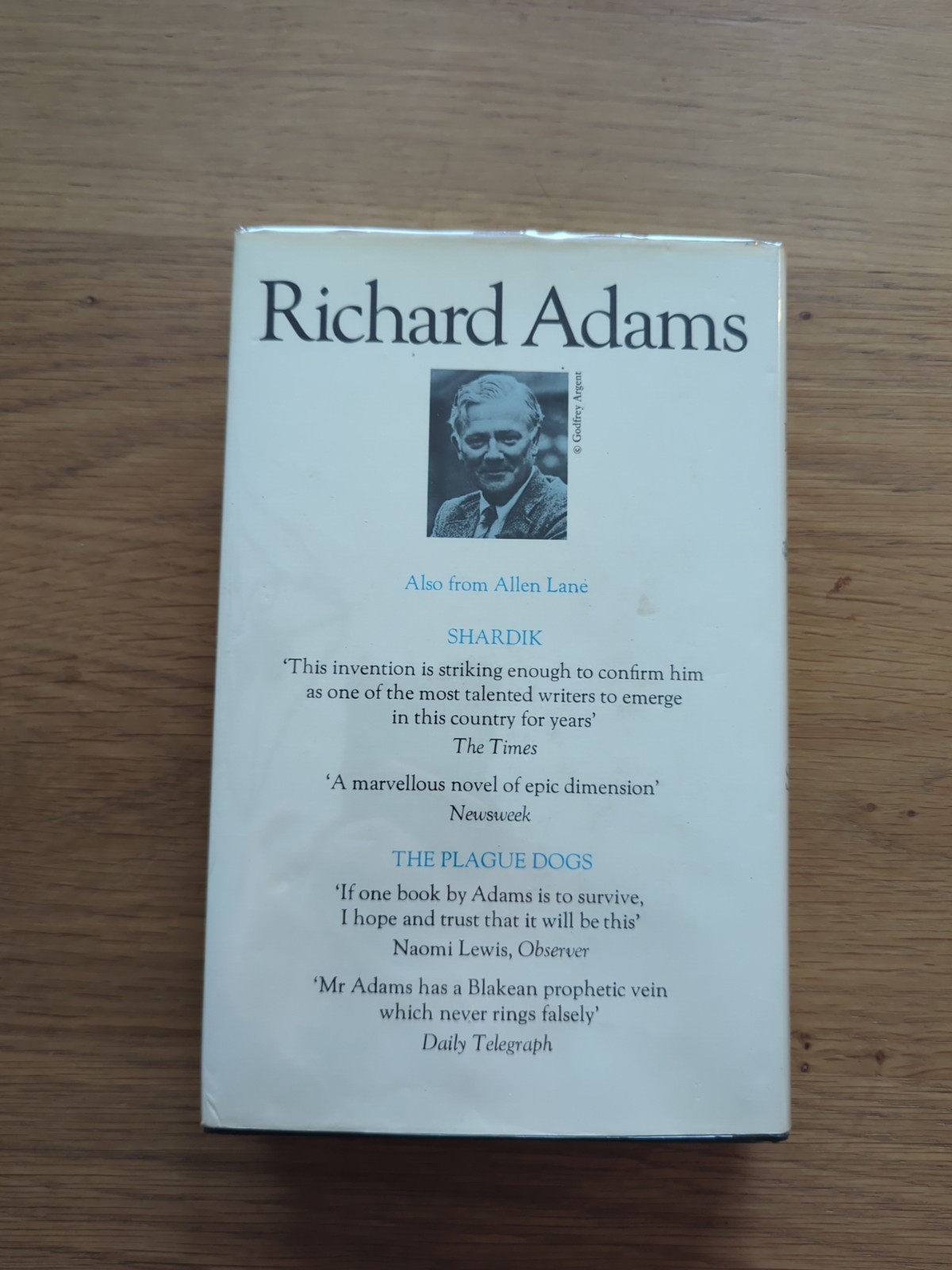 The Girl in a Swing by Richard Adams 1st Print HCDJ, 1980 Allen Lane