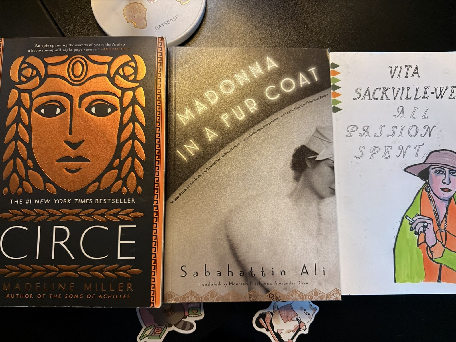 Circe, Madonna in a Fur Coat, All Passion Spent by Miller, Ali – Fiction PB