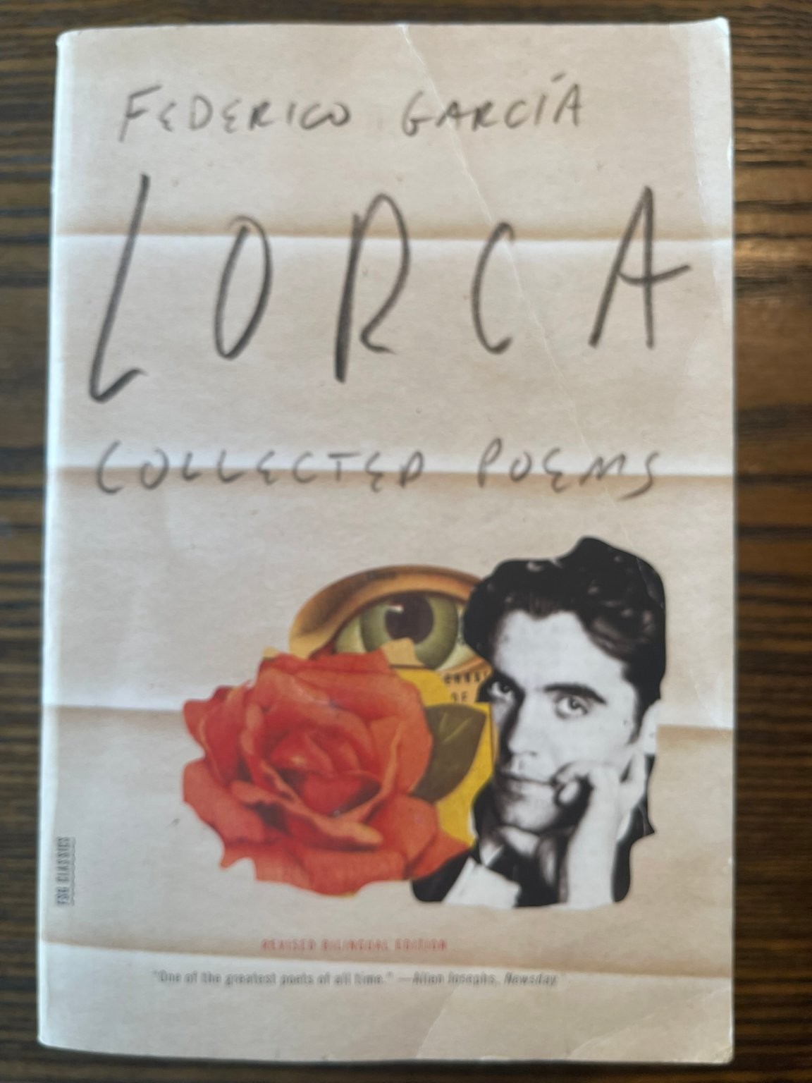 Collected Poems Federico García Lorca 1991 Poetry Farrar, Straus and Giroux: VG