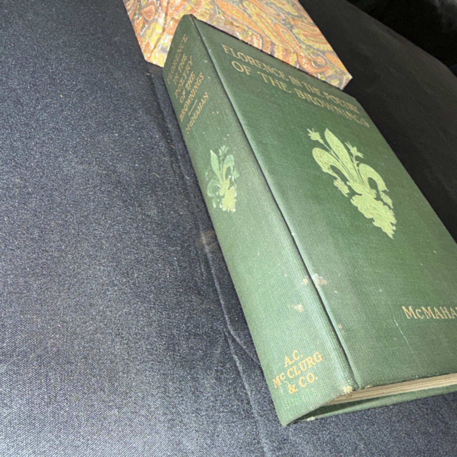 McMahan Florence Poetry Brownings 1907 A.C. McClurg Illustrated Hardcover