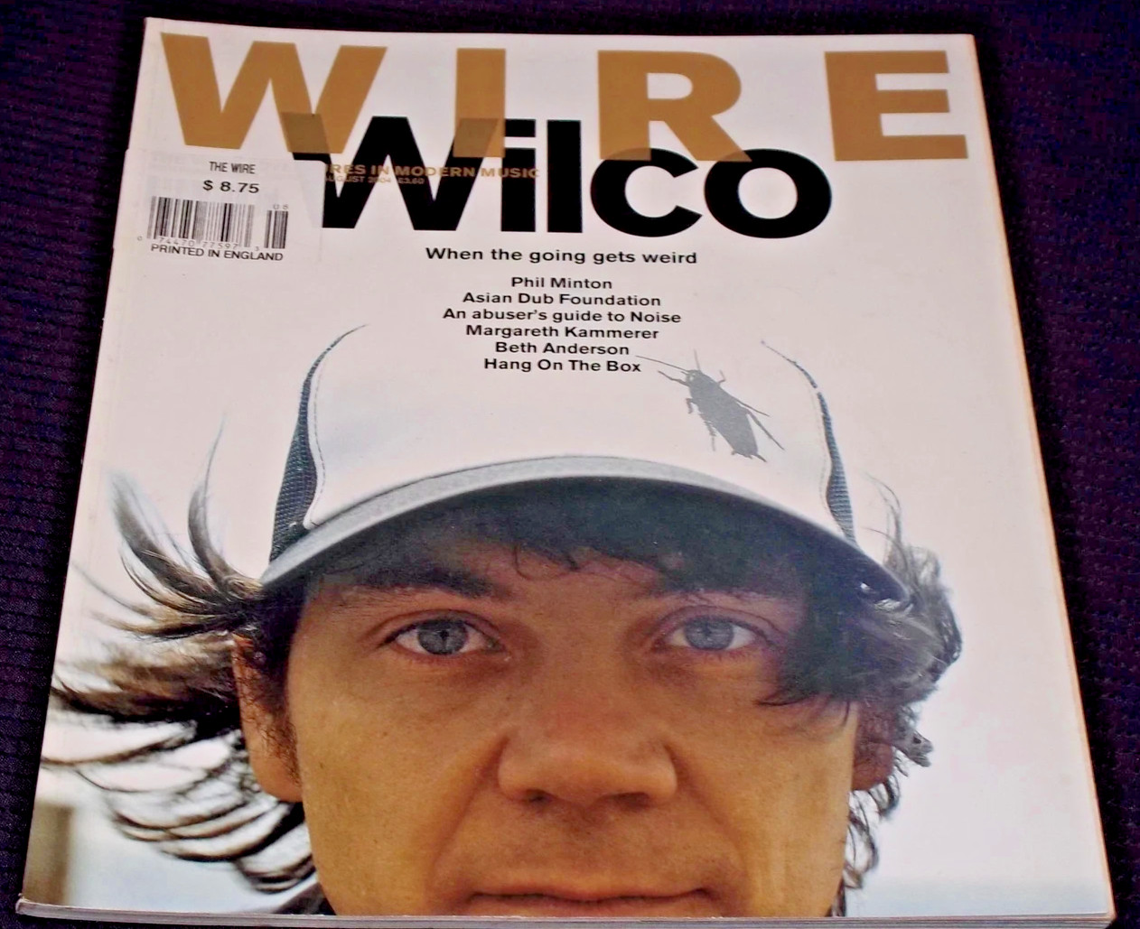 WILCO THE WIRE MAGAZINE FRONT COVER 2004 NEW