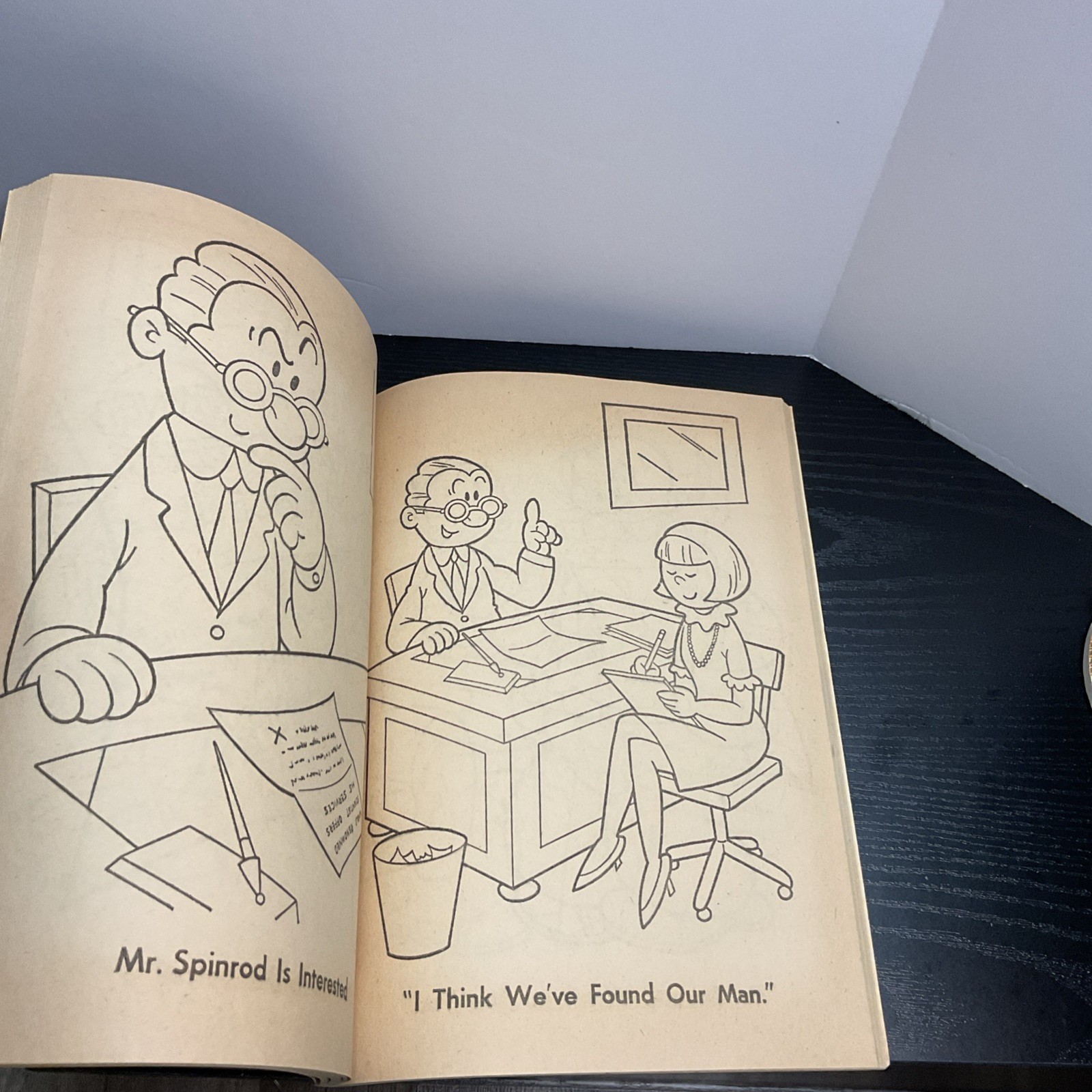 1970 Whitman Popeye & Swee’Pea UNUSED Coloring Book