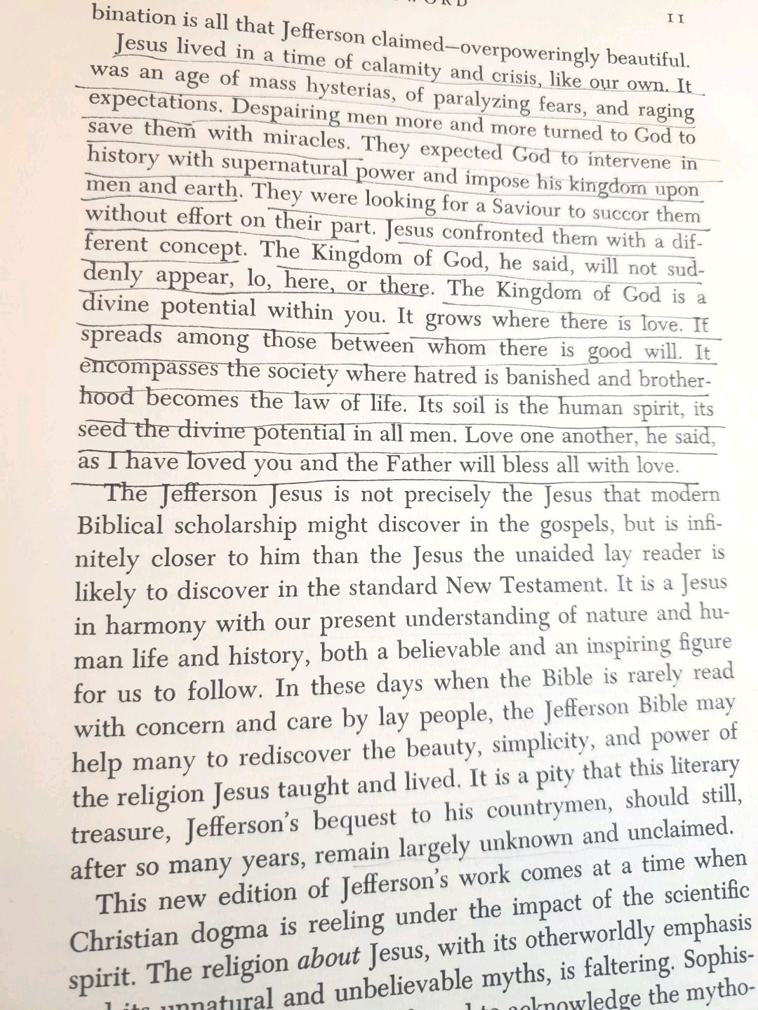THE JEFFERSON BIBLE by Thomas Jefferson – 1st Edition HC 1964 Clarkson N. Potter