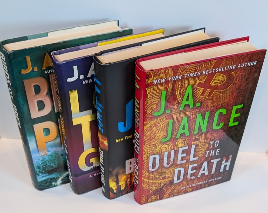 J.A. Jance Book Lot of 4: JP Beaumont Ali Reynolds 1st Editions, Birds of Prey