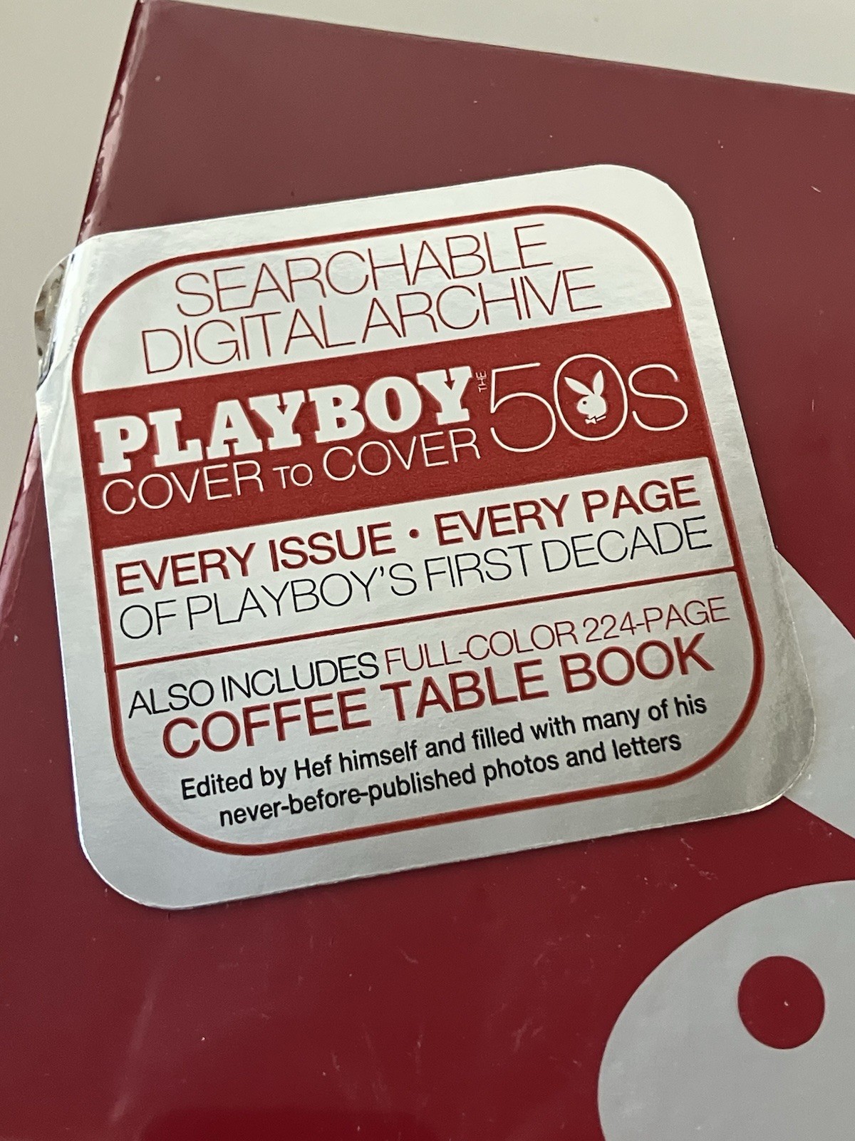 Playboy Cover to Cover the 50’s Book Magazine & Digital Archive NEW SEALED