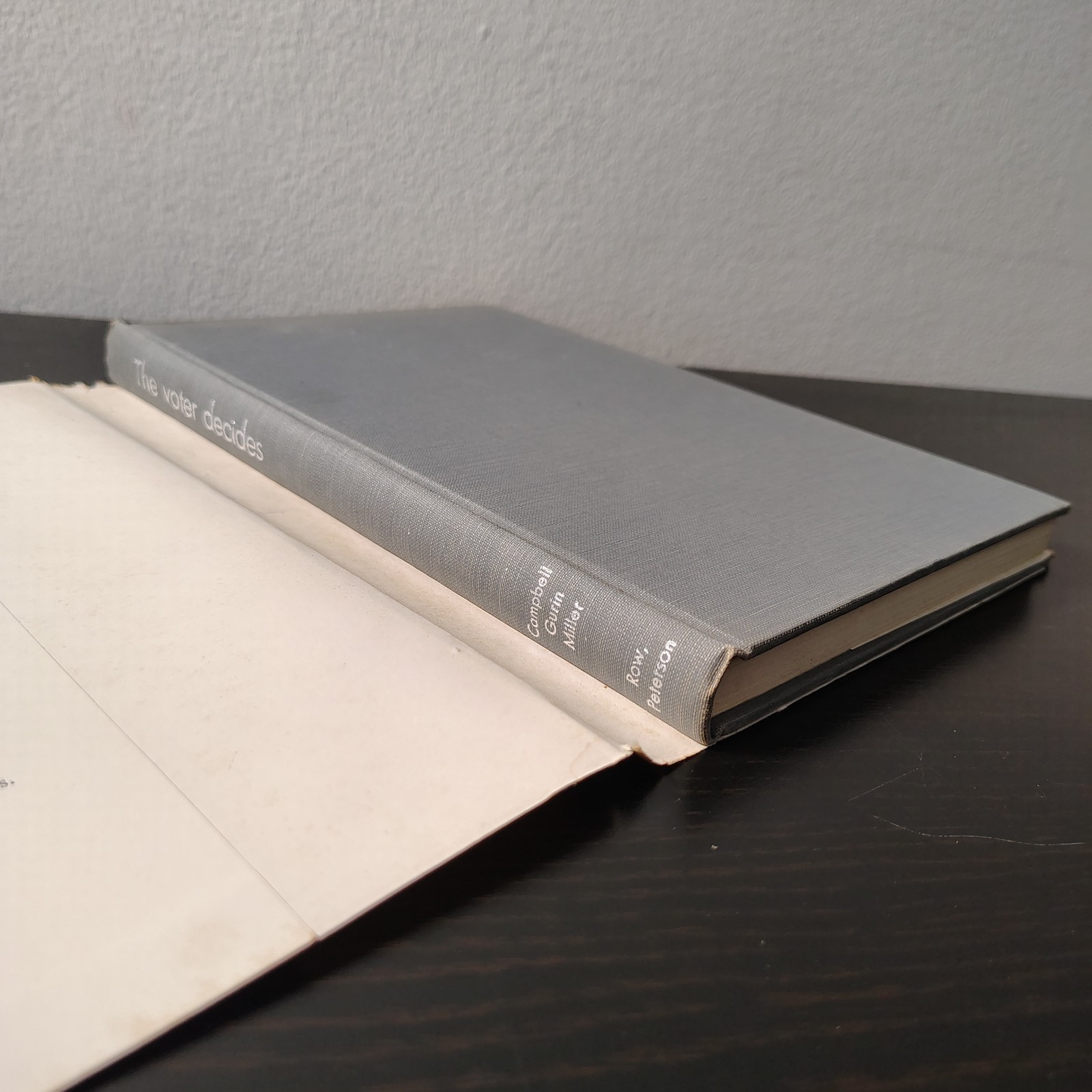 The Voter Decides by Campbell, Gurin & Miller (1954 Hardcover) Rare Vintage