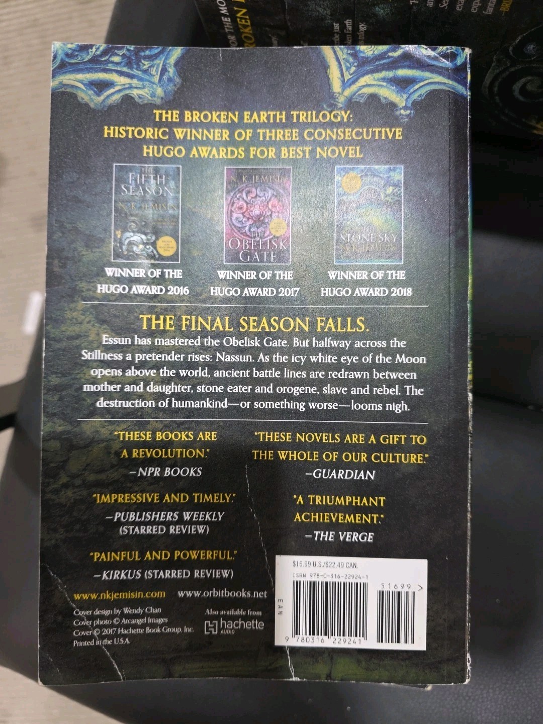 The Broken Earth Trilogy Series 3 Books 1-3 N K Jemisin Complete Set Paperback