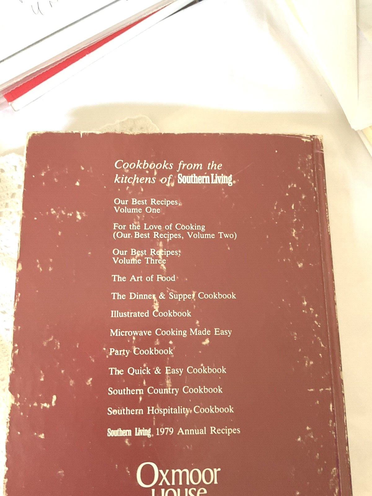 Southern Living 1979 Annual Recipes 343 Pages With Previous Owners Notes Back