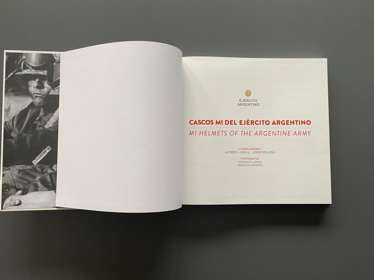 M1 Helmets of the Argentine Army BOOK / 2024 – Hard Cover 268 pages FULL COLOUR