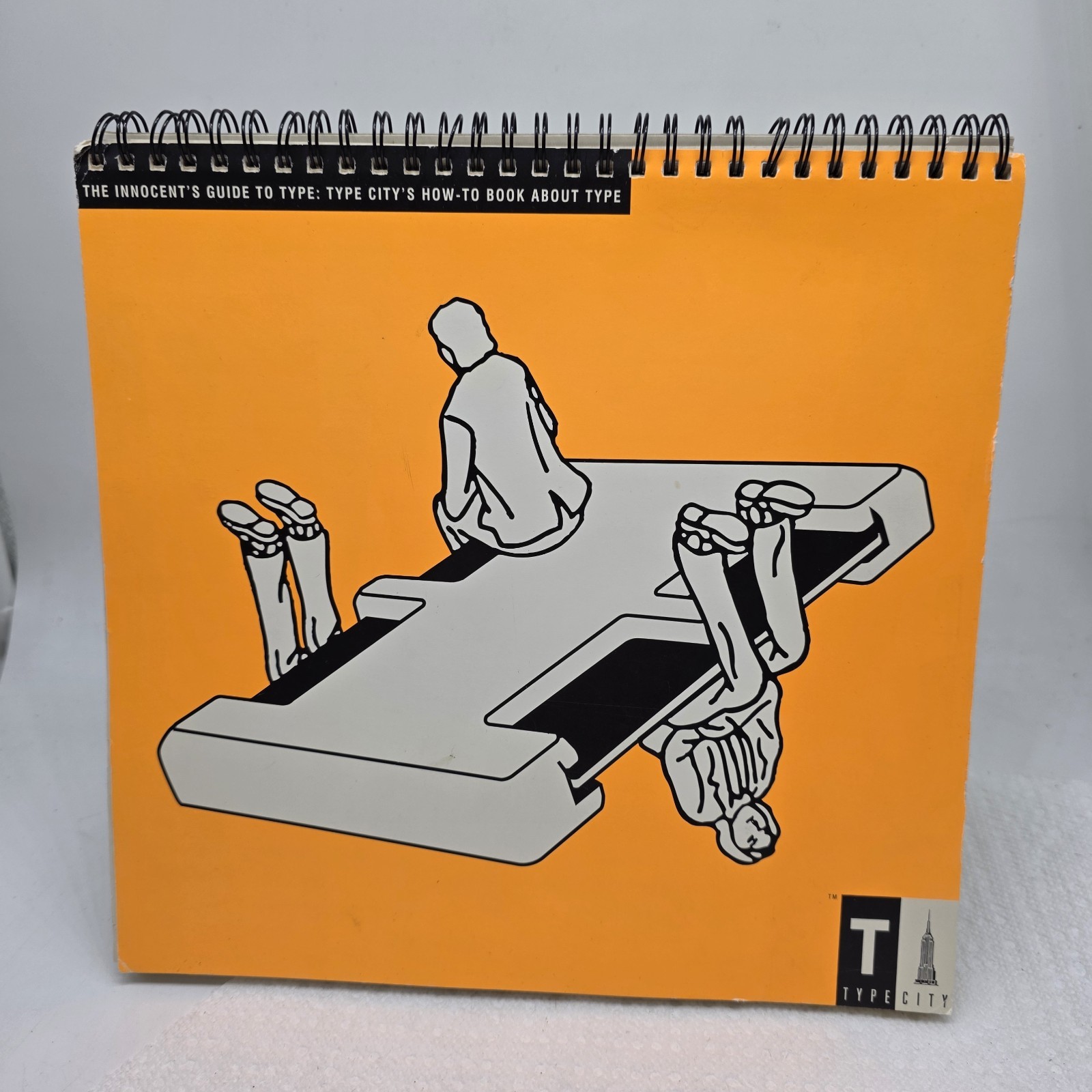 The Innocent’s Guide to Type Type City Spiral Bound Typography Desk Stand rare