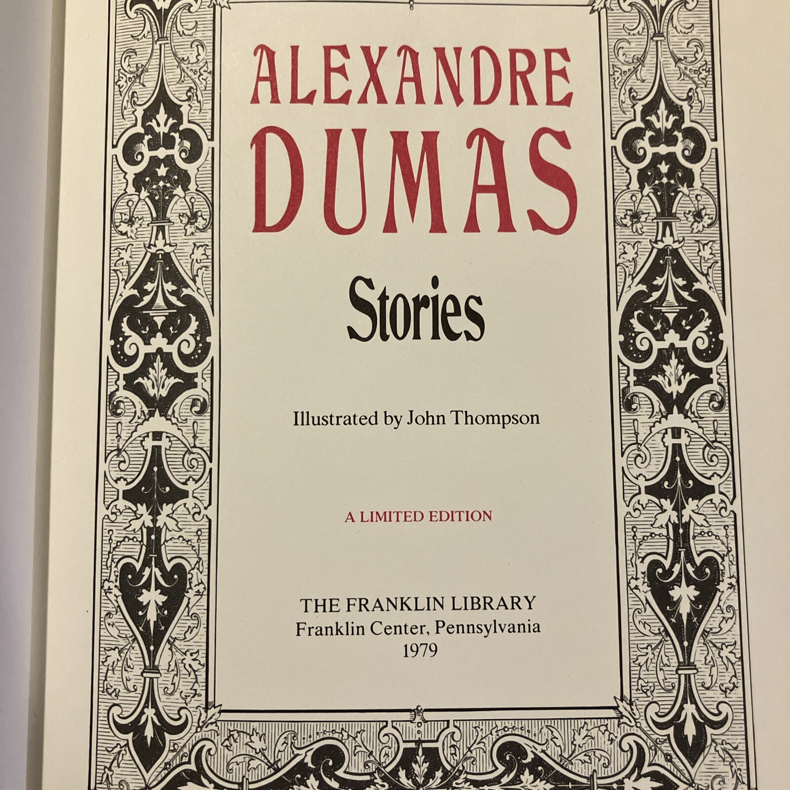 FRANKLIN LIBRARY: ALEXANDRE DUMAS: STORIES: FRANCE: COUNT OF MONTE-CRISTO