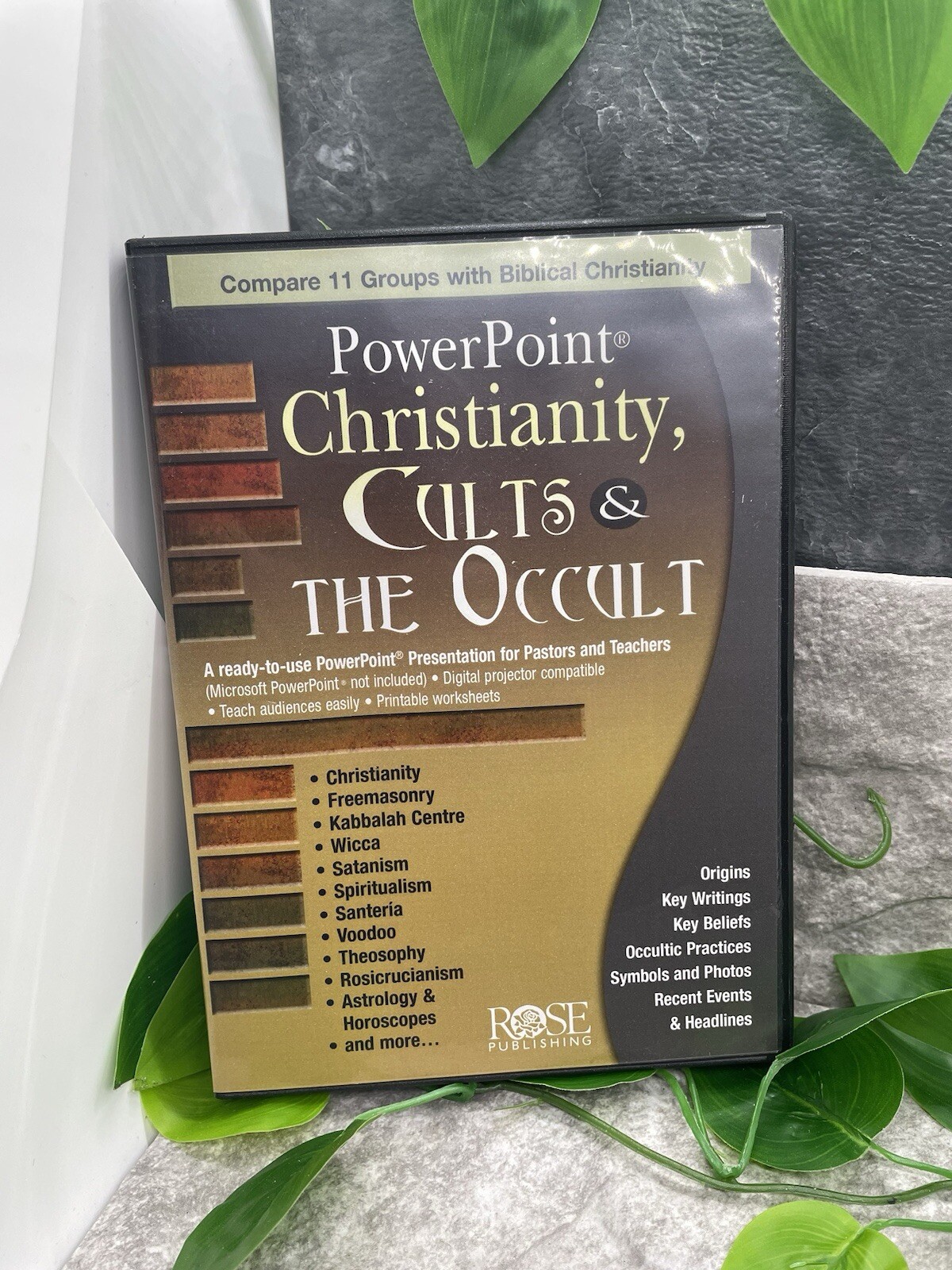 Powerpoint Christianity, Cults & the Occult by Rose Publishing 2013, CD-ROM New