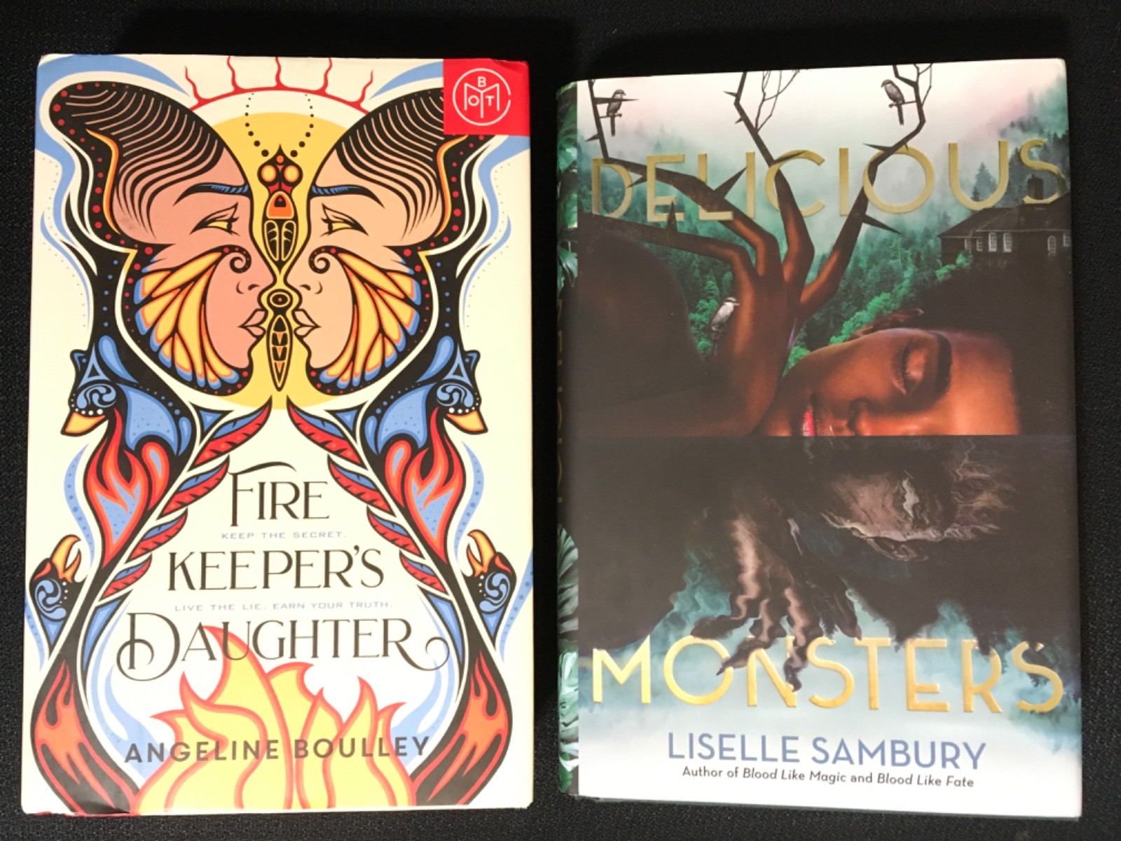 Lot 2 Novels FIRE KEEPER’S DAUGHTER Angeline Boulley + MONSTERS Liselle Sambury