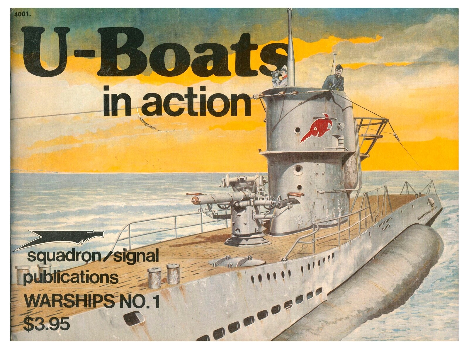 U-Boats in Action by Robert Stern PB 1977 Squadron Signal Kriegsmarine W2B