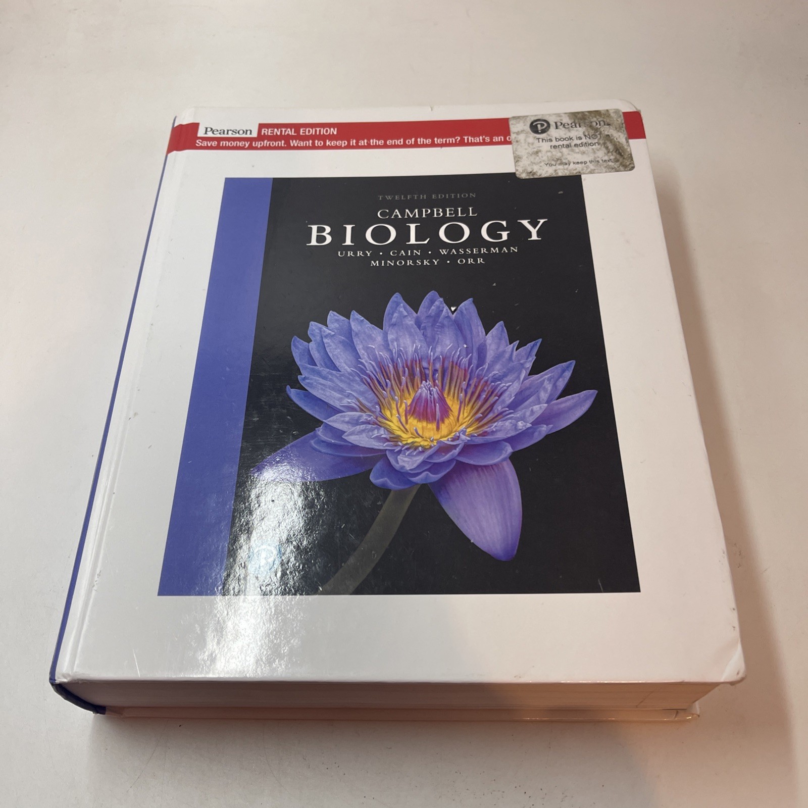 Campbell Biology (12th Edition, Rental Edition) – Urry, et al. – Hardcover