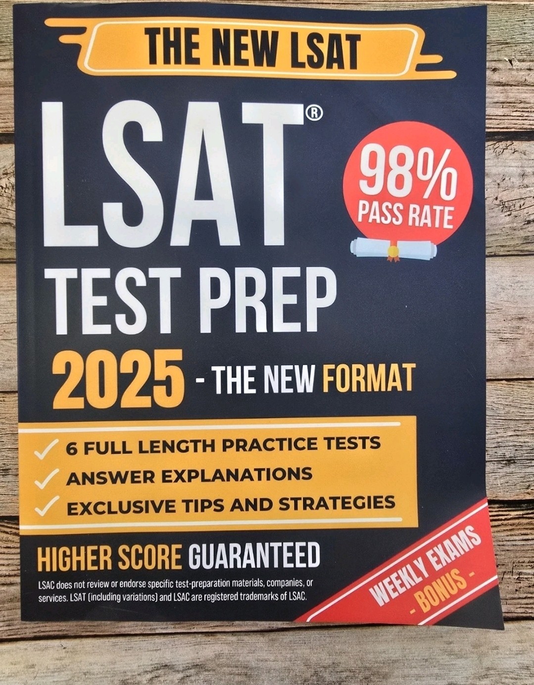 LSAT Test Prep 2025 Book The NEW Ethan sterling 6 Full practice test NEW