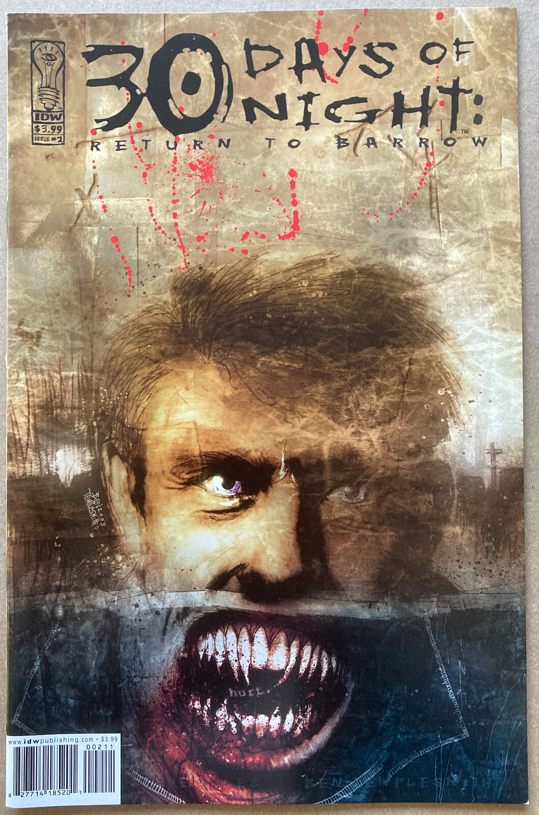 30 Days of Night Return to Barrow 2 (2004) NM IDW.