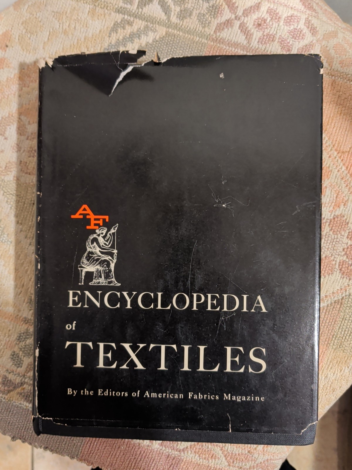 Vintage 1960 Encyclopedia of Textiles HC American Fabrics Prentice Hall