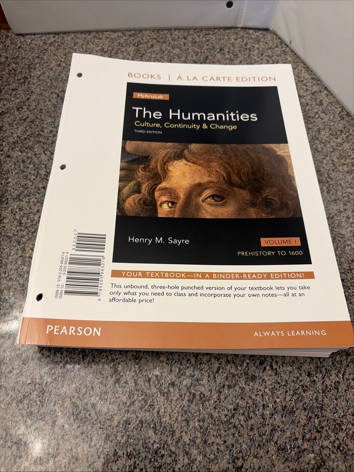 Humanities Vol. 1 : Culture, Continuity and Change by Henry M. Sayre (2014,…