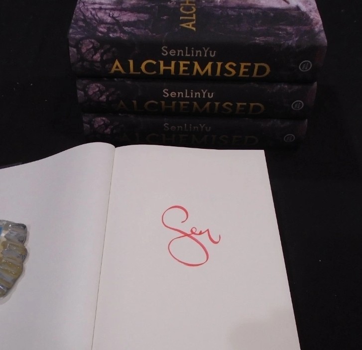 Signed SenLinYu Alchemised US First Ed Autographed Based Off Manacled