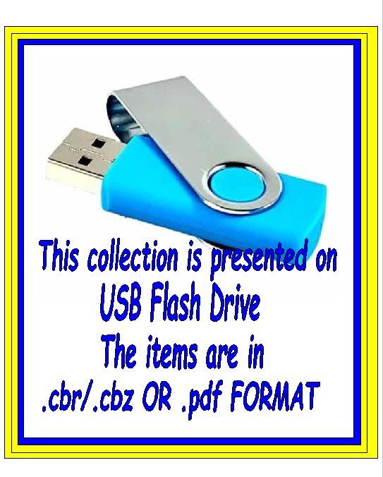 COMICS SCENE MAGAZINE 58 Select Issue Collection On USB Flash Drive