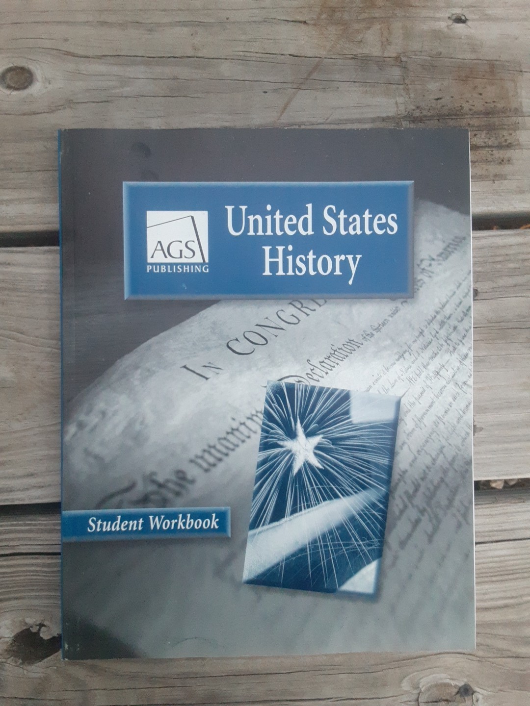 UNITED STATES HISTORY STUDENT WORKBOOK By Ags Secondary *Excellent Condition*