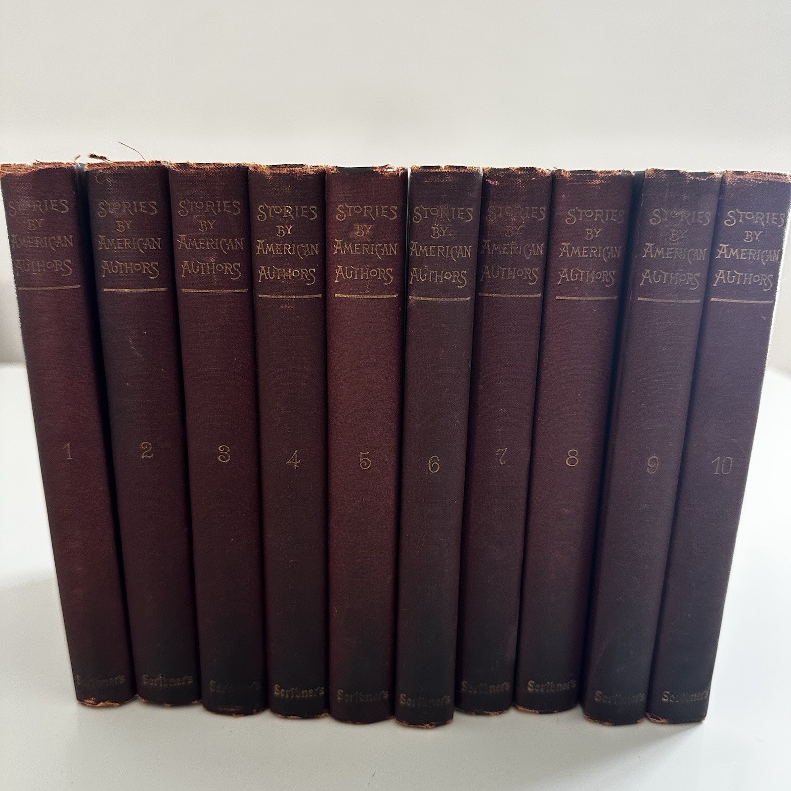 Stories by American Authors 10 volume HC set Charles Scribner’s Sons 1896