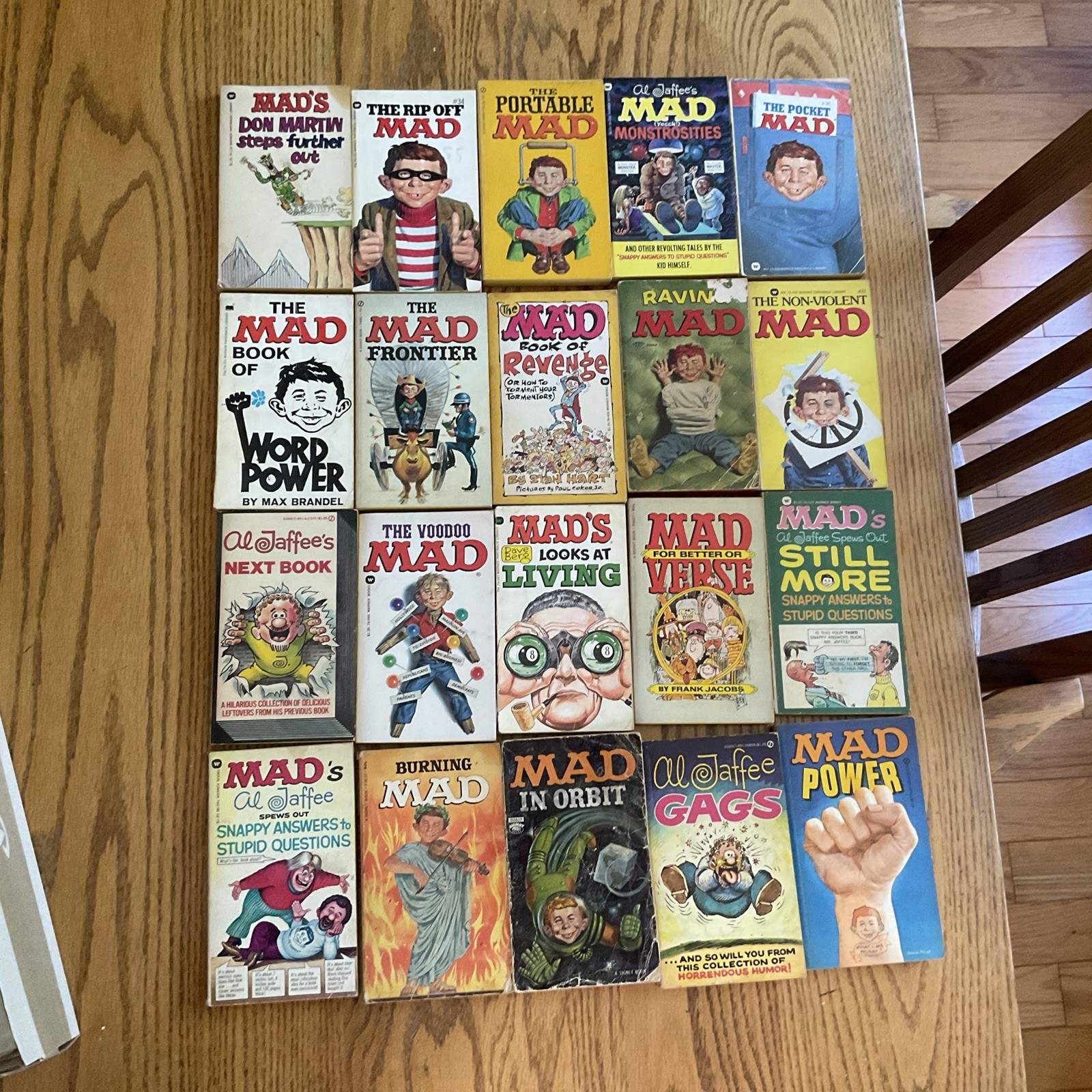 Lot Of (20) Vintage MAD Magazine Paperback Books Bundle Signet Warner 60’s 70’s