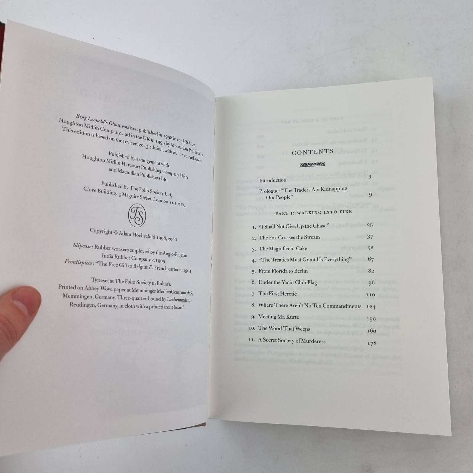 Folio Society: King Leopold’s Ghost By Adam Hochschild 2017