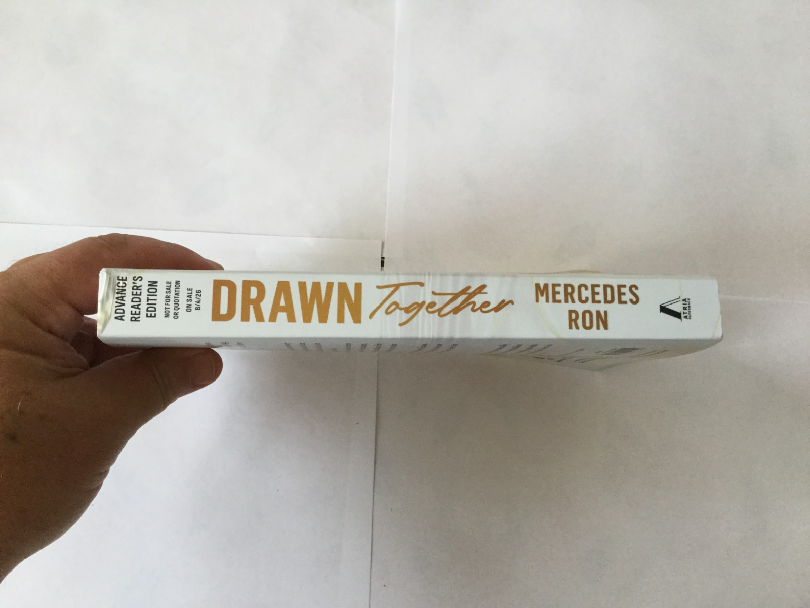 Drawn Together By Mercedes Ron ADVANCE READER’S EDITION 8/26 VG