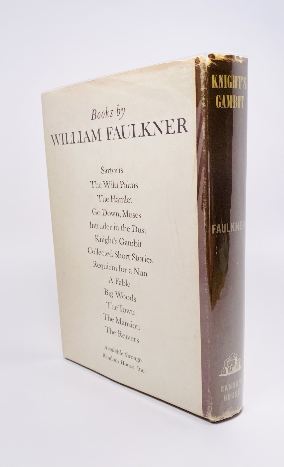 William FAULKNER, KNIGHT’S GAMBIT, 1ST EDITION, 1949, HC, Dust Jacket in MYLAR