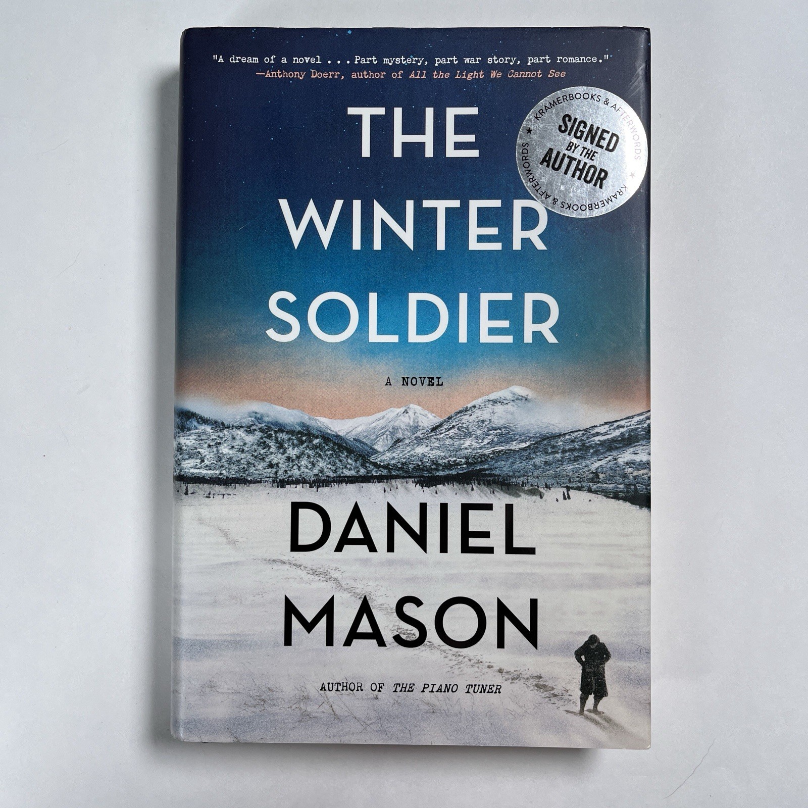 Signed The Winter Soldier by Daniel Mason Hardcover Book First Edition 2018