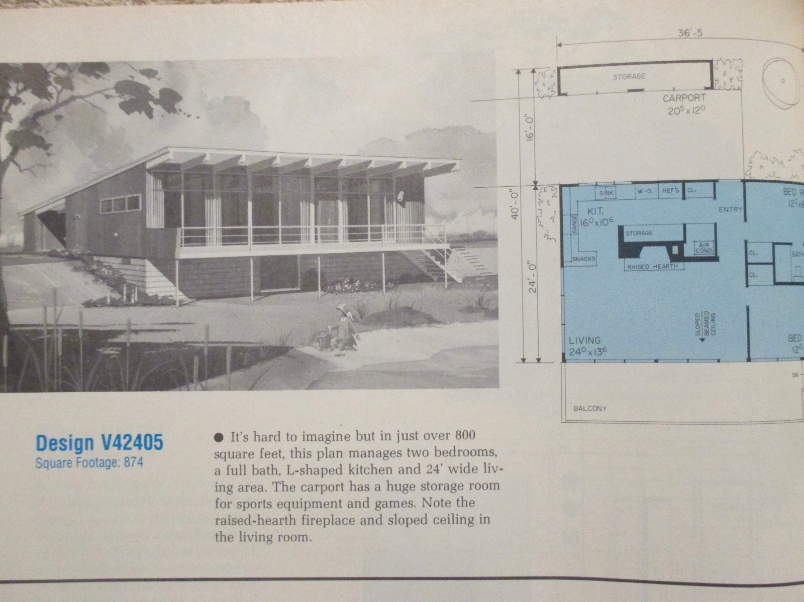1991 Home Planners VACATION & SECOND HOMES plan book 258 designs Architecture