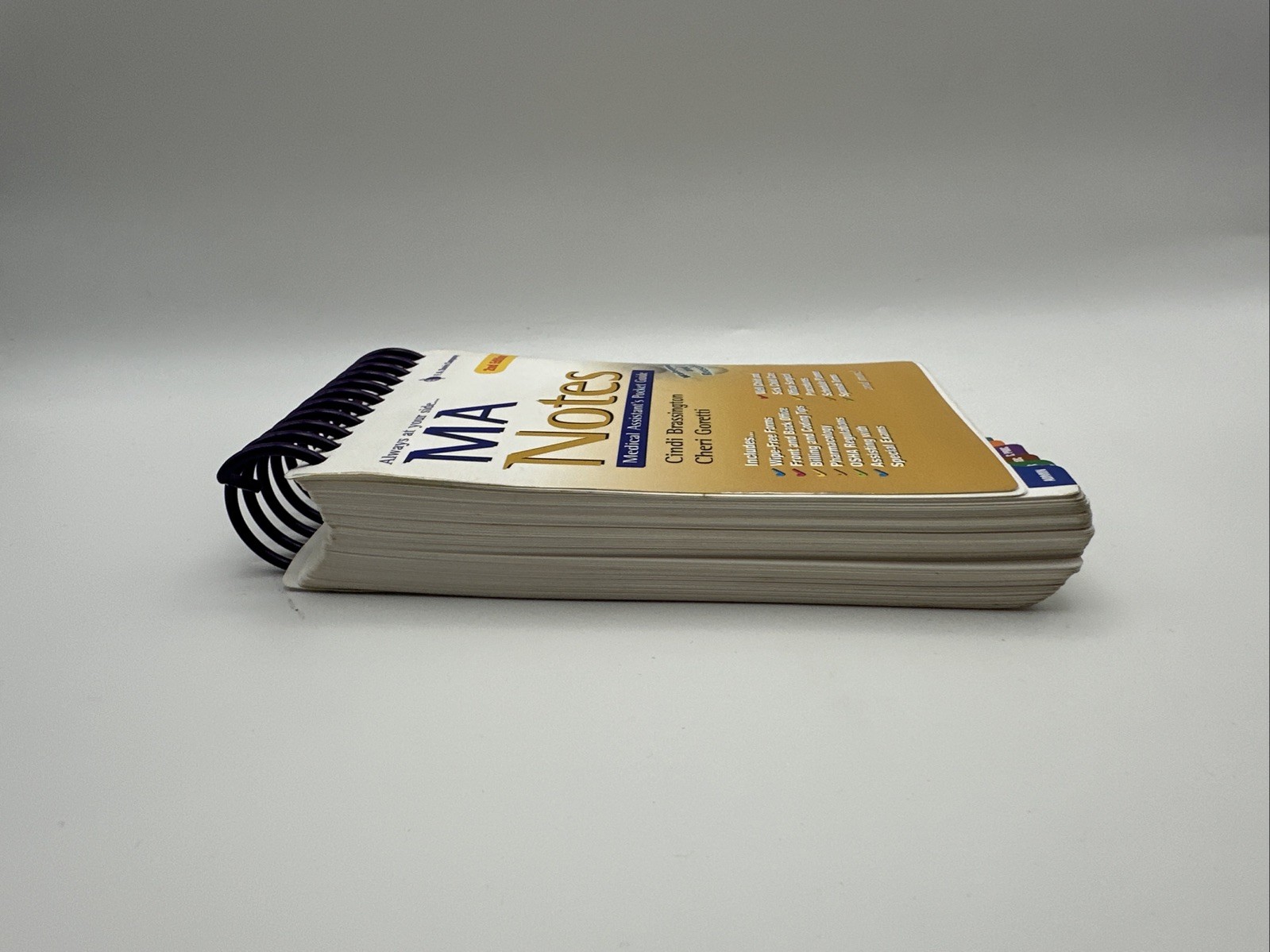 MA Notes : Medical Assistant’s Pocket Guide 2nd Edition (2011, Spiral, UNMARKED)