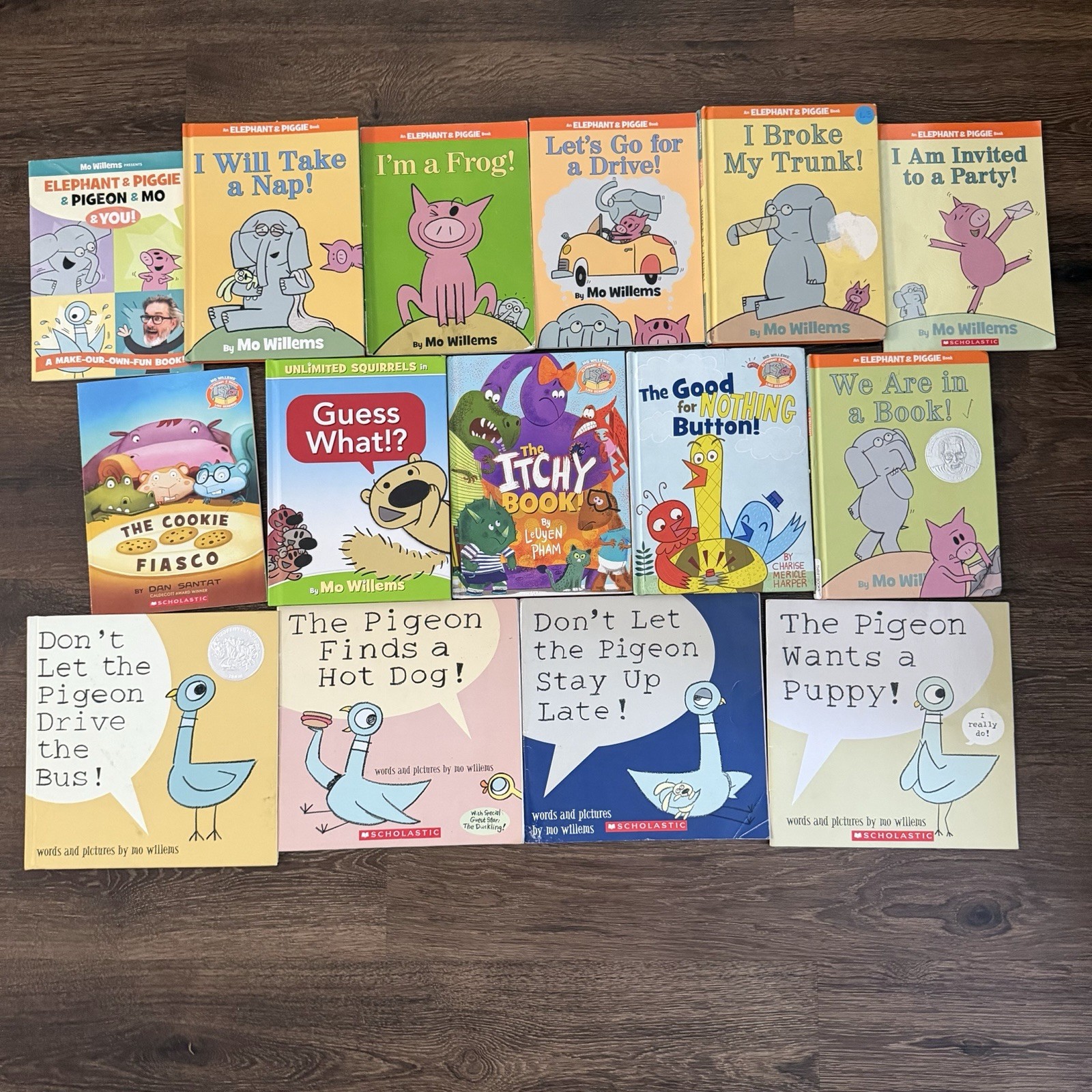 Mo Willems Elephant & Piggie Pigeon Book Lot of 15 HC & PB Kids Books