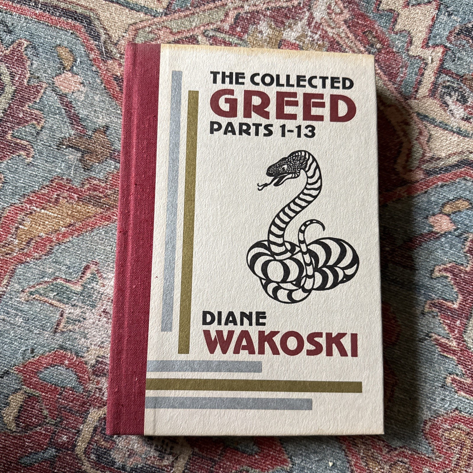 Diane Wakoski The Collected Greed Parts 1-13 signed 1984